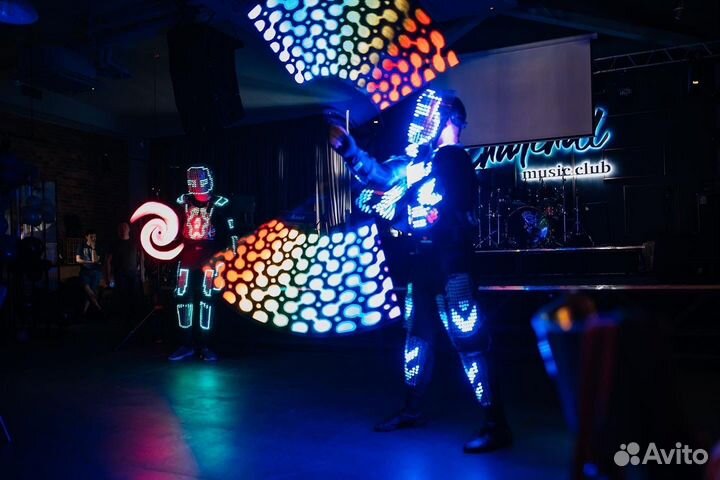 Световое пиксельное шоу