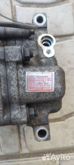 Компрессор кондиционера mazda 3 bk 1.6