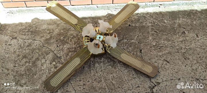 Люстра с вентилятором