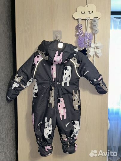 Зимний комбинезон crockid 62-68