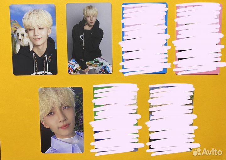 Официальные карты Seventeen (хён лайн)