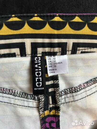Мини-юбка h&m divided 48 размер