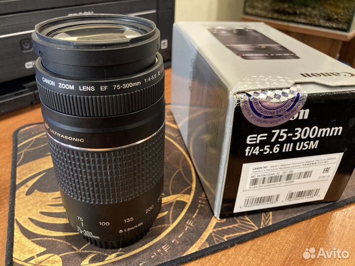 Объектив canon ef 75 300mm f 4 5.6 iii usm
