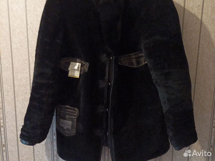 Кожаная дубленка мужская