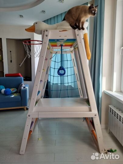 Детская шведская стенка деревянная