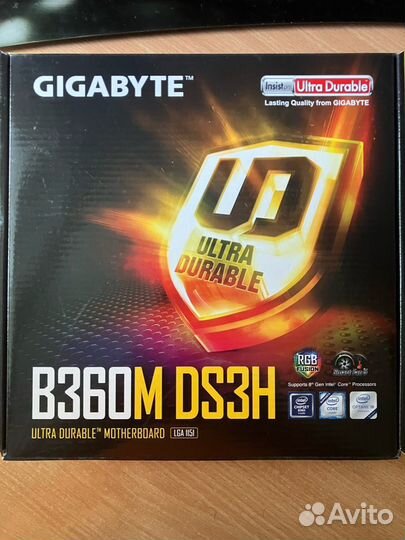 Комплект Gigabyte B360M DS3H + i3-8100 + 16gb DDR4