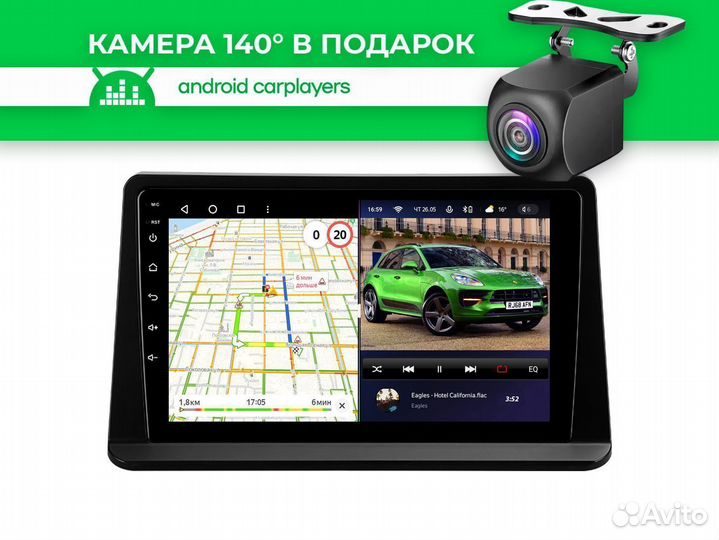 Магнитола android 4.32 Pajero 2 91-99 в.установка