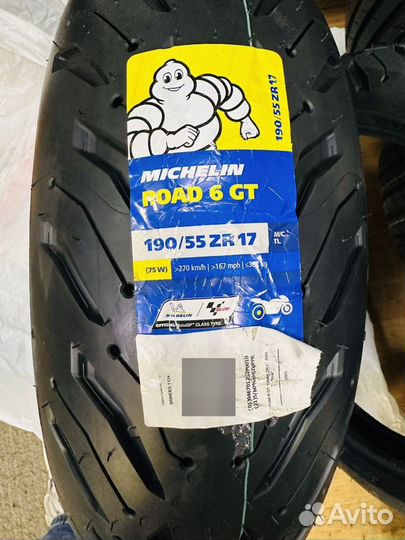 Michelin Road 6 GT 120/70/17-190/55/17 Испания 23г