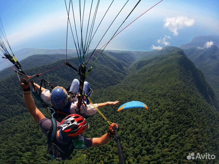 Полëт на параплане с инструктором