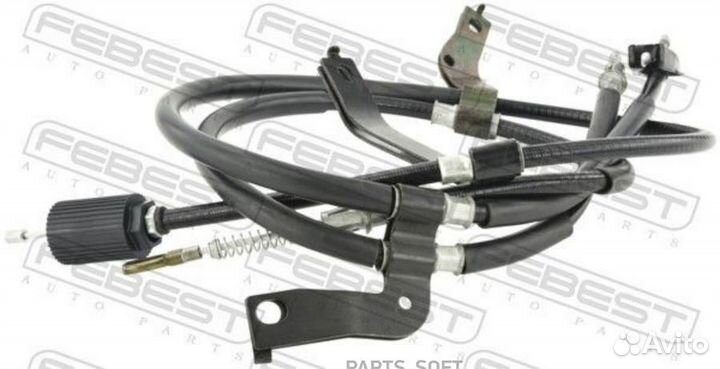 Febest 10100-caplh трос ручного тормоза левый\ Chevrolet Captiva 2.4 07