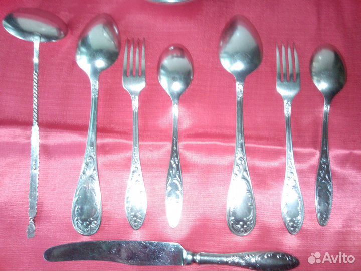 Мельхиоровые столовые приборы из СССР