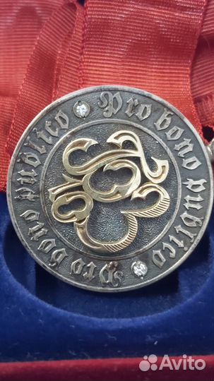 Медаль настольная Банк зенит 10 лет «Знак почета»