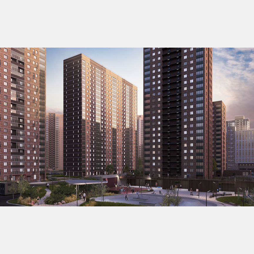 3-к. квартира, 71,7 м², 1/27 эт.