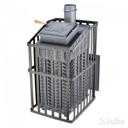 Печь для бани Гефест зк Ураган 18 (М) (в сетке)