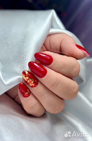 Маникюр наращивание ногтей