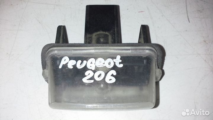 Подсветка номера Peugeot 206