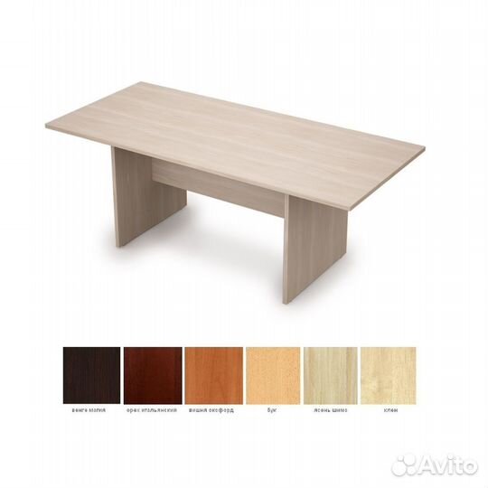 Стол большой 2000х1000 переговорный. Новый 12-цвет