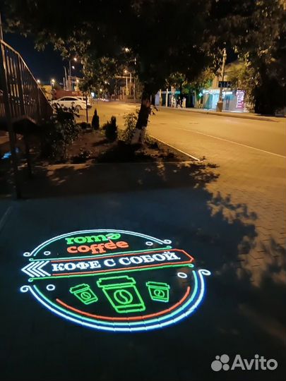 Световая реклама Гобо проектор