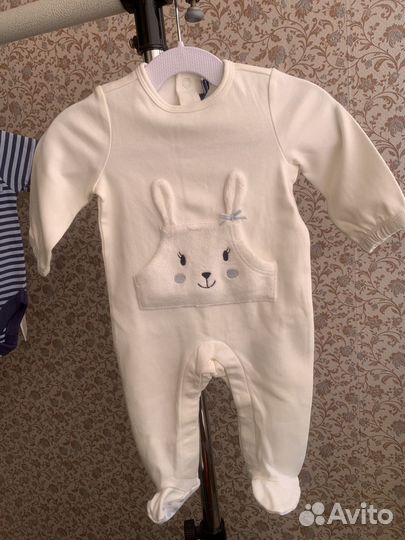 Вещи пакет бренд новые 0-6 мес 9 штук