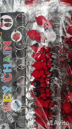 Игра в кальмара брелок