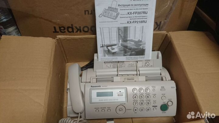 Факс panasonic kx fp 207
