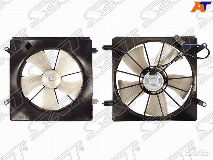 Диффузор радиатора в сборе honda CR-V 01-06