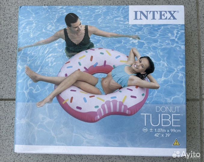 Круг для плавания intex