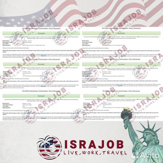 Грин Кард США 2025 Green Card DV-2025 Грин карта