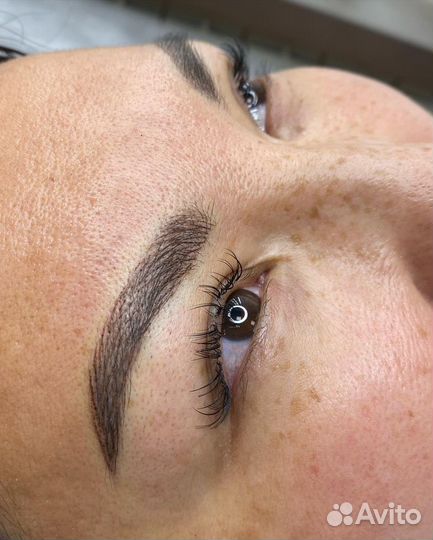 Брови волоски и напыление.Татуаж губ,век. Тату