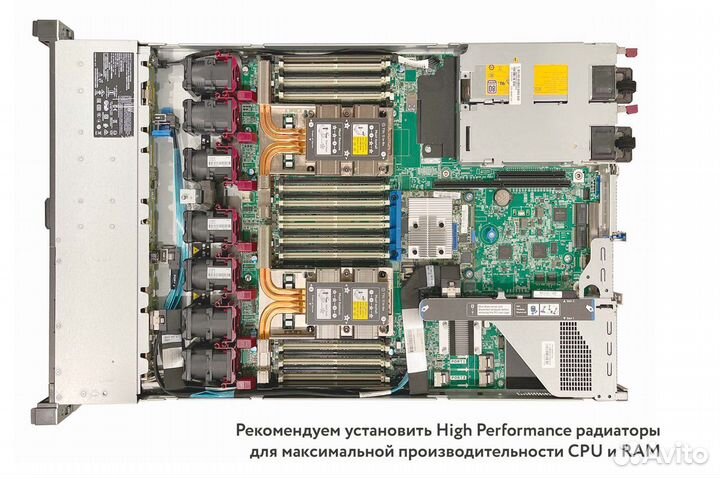 Сервер HP DL360 Gen10 10SFF 2x8176 512GB