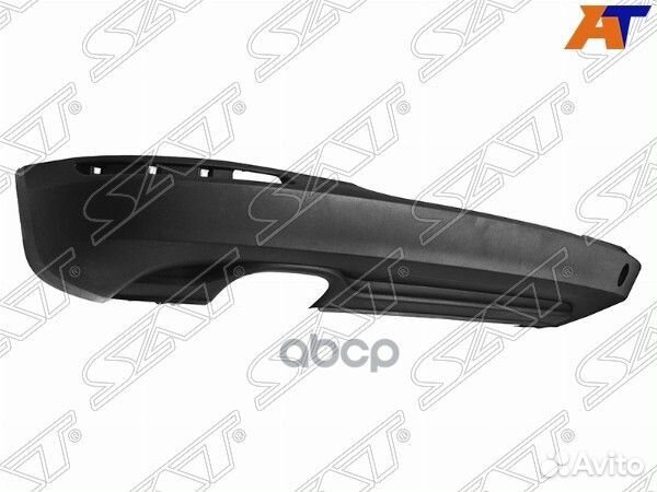 Бампер задний VW tiguan 07-16 нижняя часть/не п