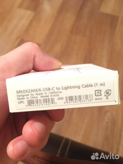 Кабель оригинал type c apple