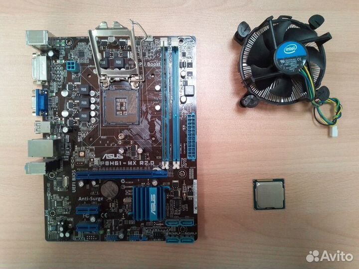 Мат.плата asus P8H61-MX R2.0 LGA 1155(комплект)
