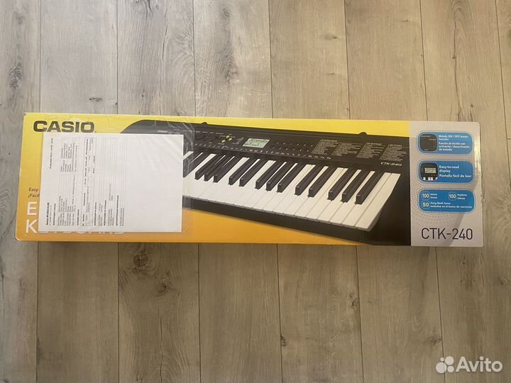Синтезатор casio ctk 240