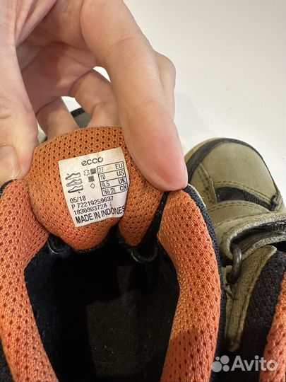 Ботинки демисезонные ecco 27 goretex