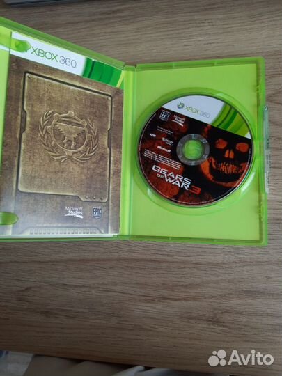 Диск на xbox 360 Gears of War 3