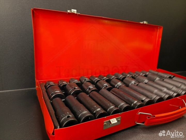 Набор ударных головок 1/2 8-32 мм