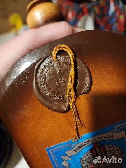 Имперская водка деревянная бутылка