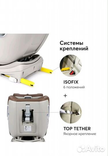 Автокресло Happy Baby I-Unix, isofix,0+/1/2/3,0-36