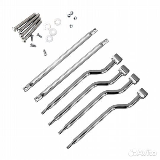 Рамки крепления боковых кофров FRM-1503 хром