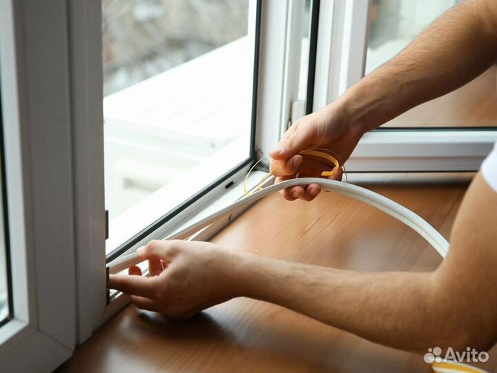 Уплотнитель увеличенного размера для пвх 76 мм