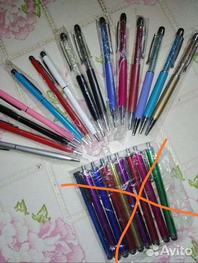 Стилусы, ручки-стилусы со стразами