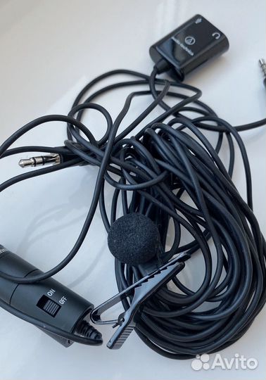 Микрофон петличный, audio-technica ATR3350