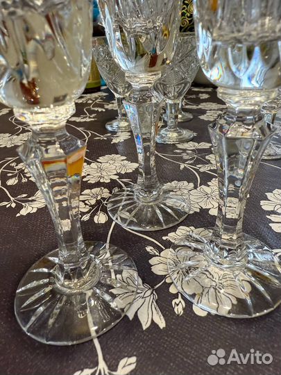 Хрустальные рюмки на ножке СССР
