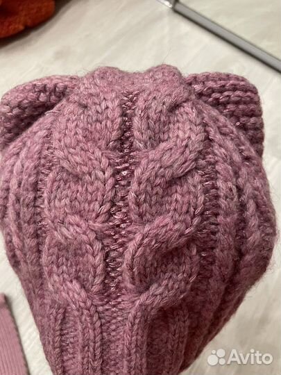 Комплект шапка, шарф