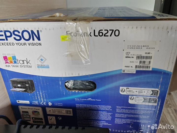 Мфу струйное Epson EcoTank L6270