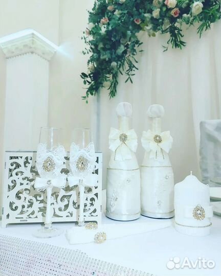 Свадебные аксессуары на стол
