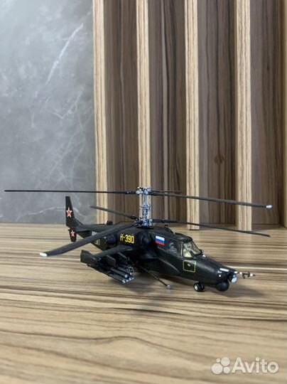 Модель вертолёта ка-50Ш ручная работа роспись