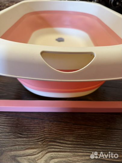 Ванночка для купания складная с термометром