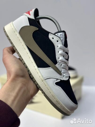 Кроссовки Nike air jordan 1 low travis scott